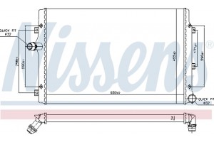 Nissens Ψυγείο, Ψύξη Κινητήρα - 65281A