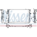 Nissens Ψυγείο, Ψύξη Κινητήρα - 65282A