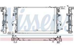 Nissens Ψυγείο, Ψύξη Κινητήρα - 65283A
