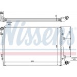 Nissens Ψυγείο, Ψύξη Κινητήρα - 65291A