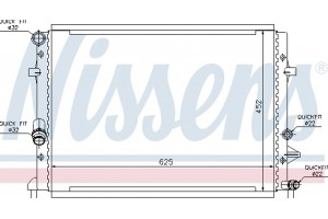 Nissens Ψυγείο, Ψύξη Κινητήρα - 65295