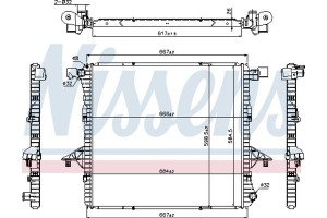 Nissens Ψυγείο, Ψύξη Κινητήρα - 65298
