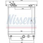 Nissens Ψυγείο, Ψύξη Κινητήρα - 65300