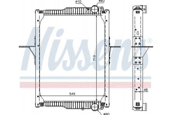 Nissens Ψυγείο, Ψύξη Κινητήρα - 65475