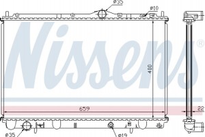 Nissens Ψυγείο, Ψύξη Κινητήρα - 65543A