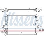 Nissens Ψυγείο, Ψύξη Κινητήρα - 65553A