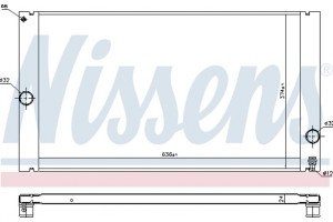 Nissens Ψυγείο, Ψύξη Κινητήρα - 65614