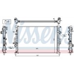 Nissens Ψυγείο, Ψύξη Κινητήρα - 65615A