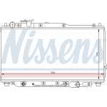 Nissens Ψυγείο, Ψύξη Κινητήρα - 66605