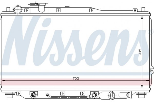Nissens Ψυγείο, Ψύξη Κινητήρα - 66605