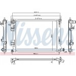 Nissens Ψυγείο, Ψύξη Κινητήρα - 666213