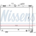 Nissens Ψυγείο, Ψύξη Κινητήρα - 66624