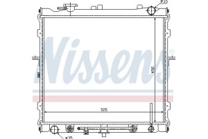Nissens Ψυγείο, Ψύξη Κινητήρα - 66643