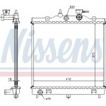 Nissens Ψυγείο, Ψύξη Κινητήρα - 66655