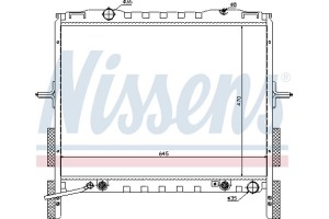 Nissens Ψυγείο, Ψύξη Κινητήρα - 66657
