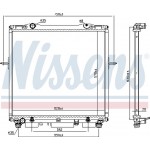 Nissens Ψυγείο, Ψύξη Κινητήρα - 66659