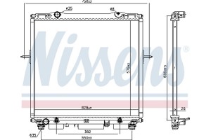 Nissens Ψυγείο, Ψύξη Κινητήρα - 66659