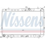 Nissens Ψυγείο, Ψύξη Κινητήρα - 66681