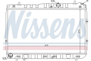 Nissens Ψυγείο, Ψύξη Κινητήρα - 66681