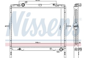 Nissens Ψυγείο, Ψύξη Κινητήρα - 66779