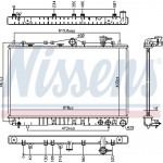 Nissens Ψυγείο, Ψύξη Κινητήρα - 67006