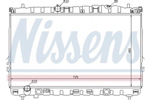 Nissens Ψυγείο, Ψύξη Κινητήρα - 67032