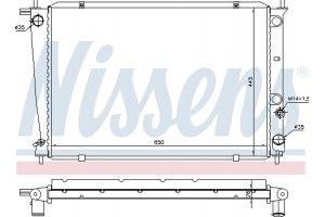 Nissens Ψυγείο, Ψύξη Κινητήρα - 67039