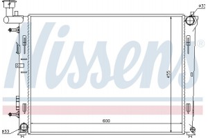 Nissens Ψυγείο, Ψύξη Κινητήρα - 67076