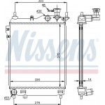 Nissens Ψυγείο, Ψύξη Κινητήρα - 67093