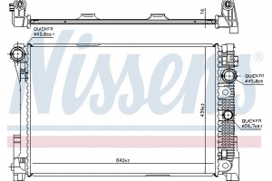 Nissens Ψυγείο, Ψύξη Κινητήρα - 67164