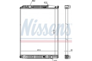 Nissens Ψυγείο, Ψύξη Κινητήρα - 671650