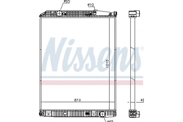 Nissens Ψυγείο, Ψύξη Κινητήρα - 671650