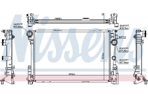 Nissens Ψυγείο, Ψύξη Κινητήρα - 67167