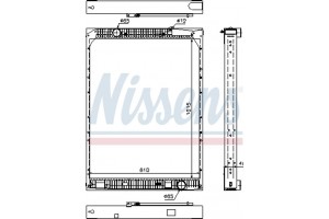 Nissens Ψυγείο, Ψύξη Κινητήρα - 67169