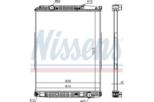 Nissens Ψυγείο, Ψύξη Κινητήρα - 671690