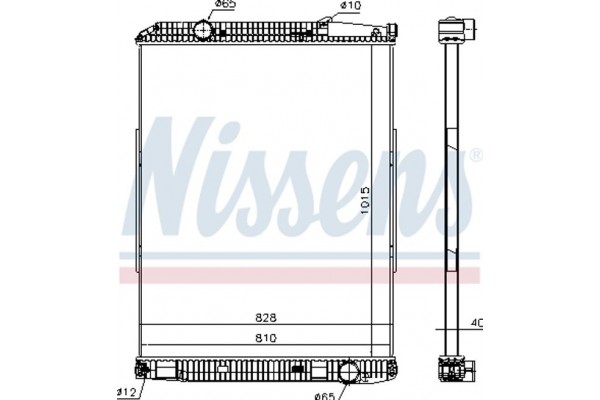 Nissens Ψυγείο, Ψύξη Κινητήρα - 671690