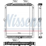 Nissens Ψυγείο, Ψύξη Κινητήρα - 67176