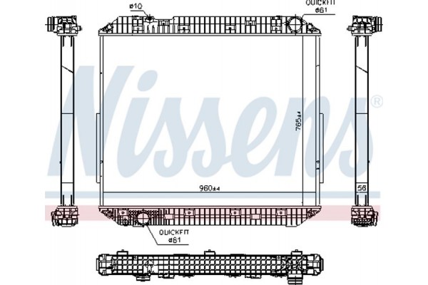 Nissens Ψυγείο, Ψύξη Κινητήρα - 671780