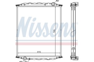 Nissens Ψυγείο, Ψύξη Κινητήρα - 672200