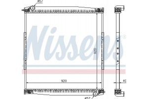 Nissens Ψυγείο, Ψύξη Κινητήρα - 67282