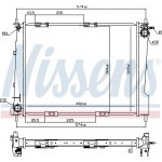 Nissens Ψυγείο, Ψύξη Κινητήρα - 67284