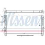 Nissens Ψυγείο, Ψύξη Κινητήρα - 67302