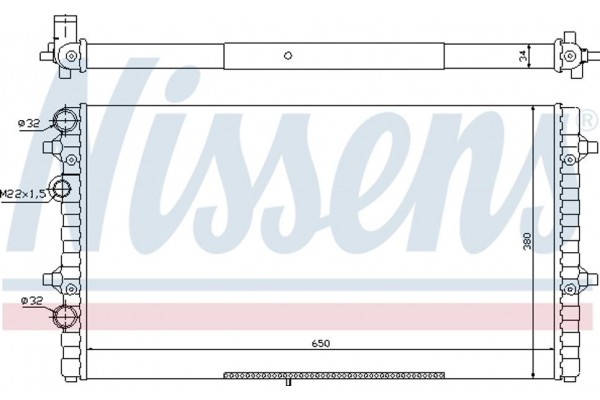 Nissens Ψυγείο, Ψύξη Κινητήρα - 67302