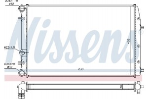 Nissens Ψυγείο, Ψύξη Κινητήρα - 67322