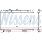 Nissens Ψυγείο, Ψύξη Κινητήρα - 67344A