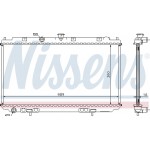 Nissens Ψυγείο, Ψύξη Κινητήρα - 67350A