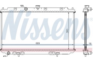 Nissens Ψυγείο, Ψύξη Κινητήρα - 67350A