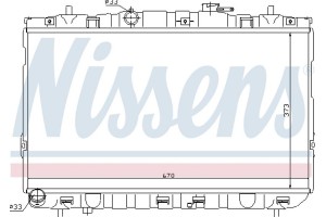 Nissens Ψυγείο, Ψύξη Κινητήρα - 67467