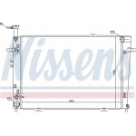 Nissens Ψυγείο, Ψύξη Κινητήρα - 67479