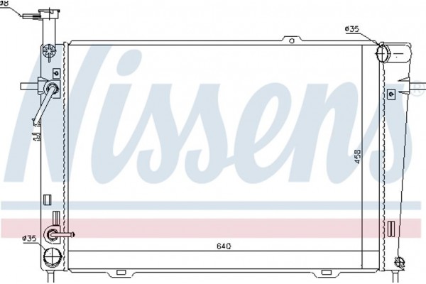 Nissens Ψυγείο, Ψύξη Κινητήρα - 67479